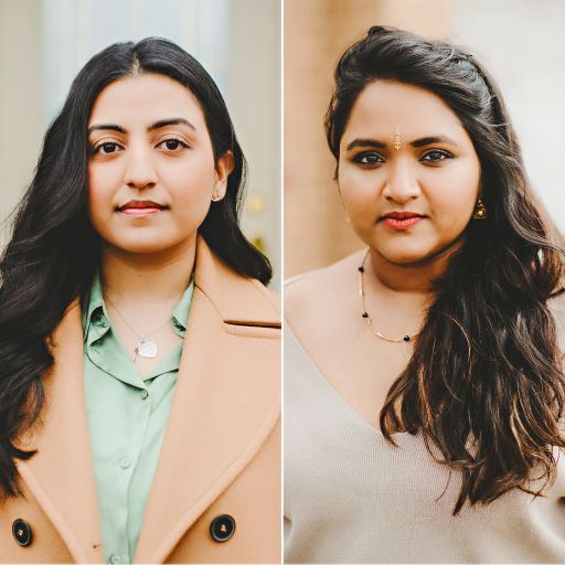 Headshot of Jenny Jay and Serena Lalani